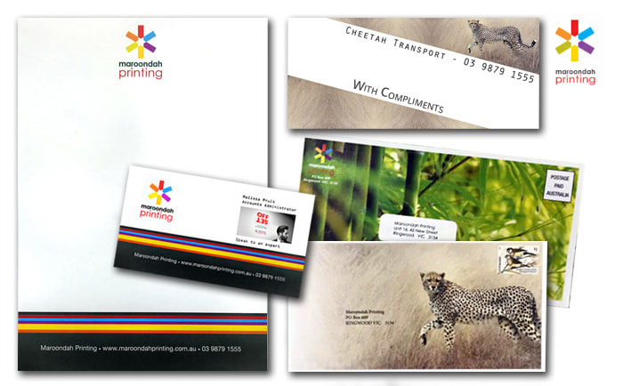 envelopes, pads stationery, letterheads, with compliments slips, envelopes, folders, business cards, 